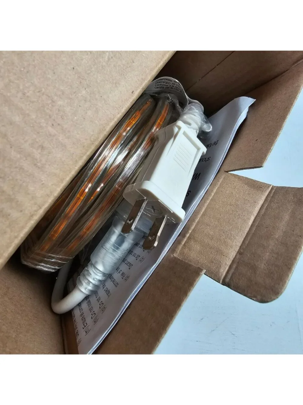 Orange LED Tape Light 120 Count 9.8ft Indoor/Outdoor Flexible Strip